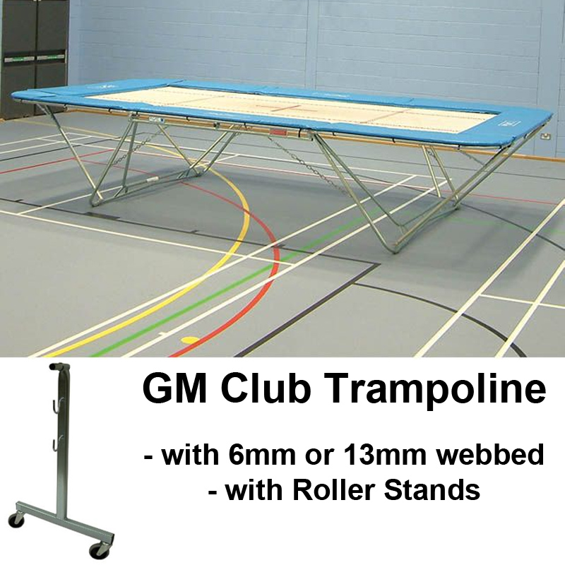 Club Trampoline with Roller Stands (GM Model)